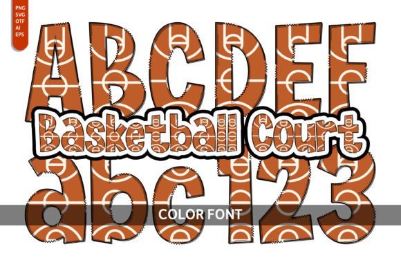 Basketball Court Font - Featured Image