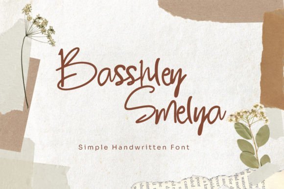 Basshley Smelya Font - Featured Image