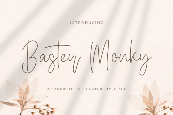 Baster Monky Font - Featured Image