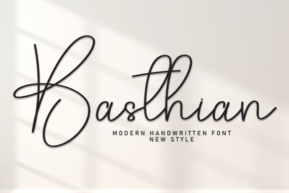 Basthian Font - Featured Image