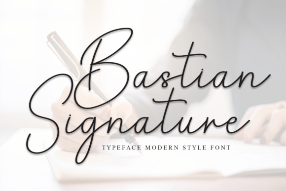 Bastian Signature Font - Featured Image