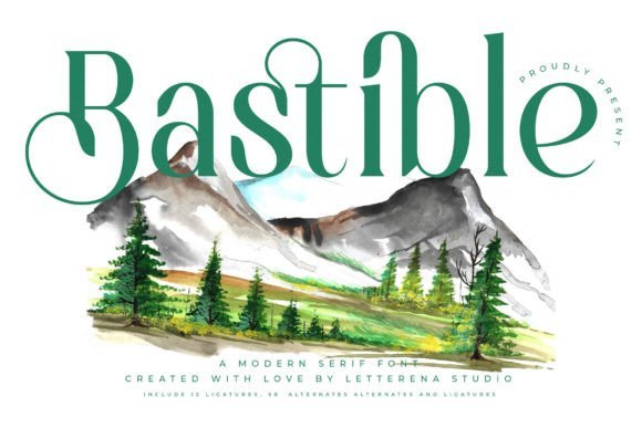 Bastible Font - Featured Image