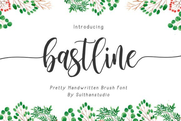 Bastline Font - Featured Image