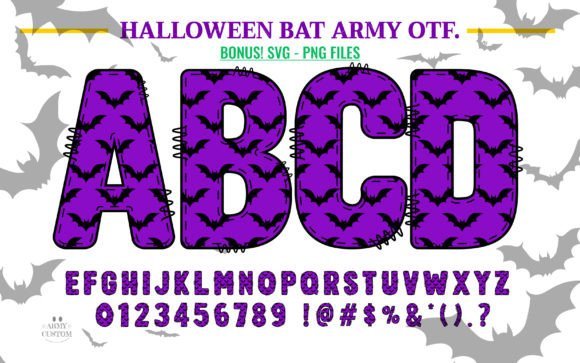 Bat Army Font - Featured Image