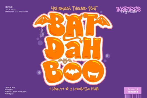 Bat Dah Boo Font - Featured Image