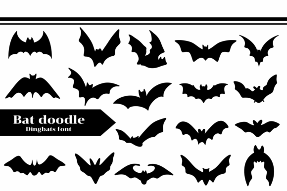 Bat Doodle Font - Featured Image