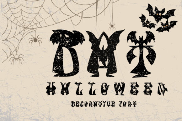 Bat Halloween Font - Featured Image