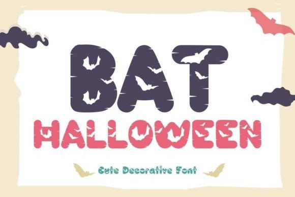 Bat Halloween Font - Featured Image