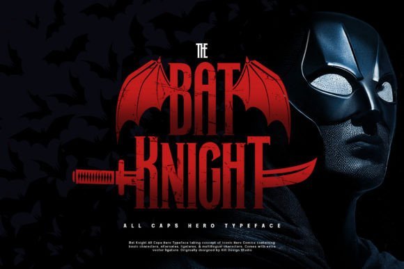 Bat Knight Font - Featured Image