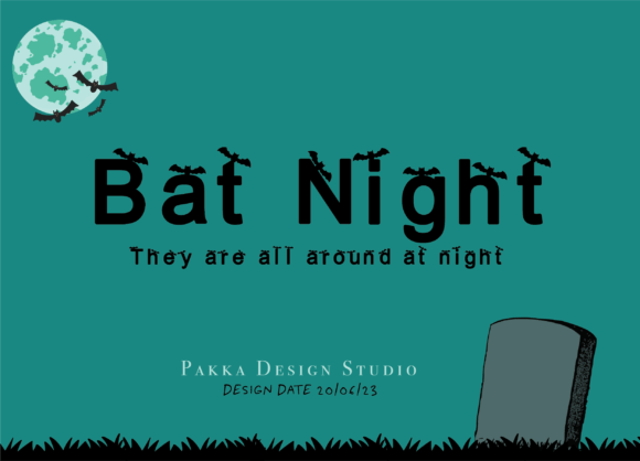Bat Night Font - Featured Image