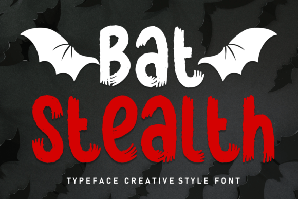 Bat Stealth Font - Featured Image
