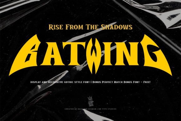 Bat Wing Font - Featured Image