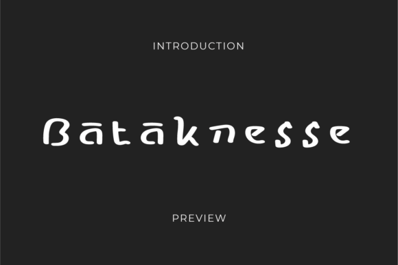 Bataknesse Font - Featured Image