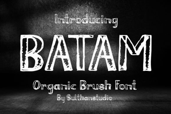 Batam Brush Font - Featured Image