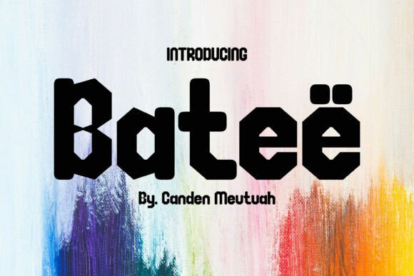 Bateë Font - Featured Image