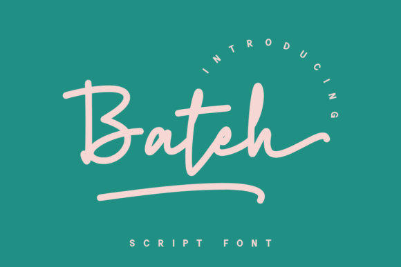 Bateh Font - Featured Image