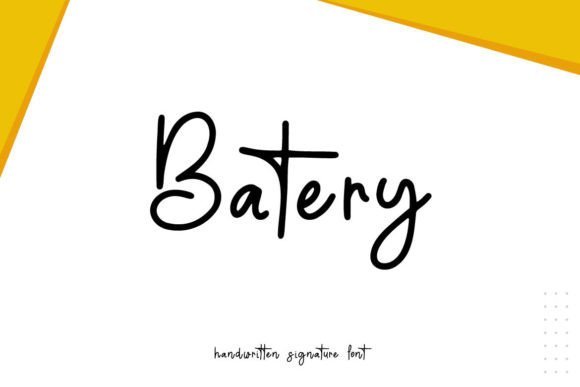 Batery Font - Featured Image