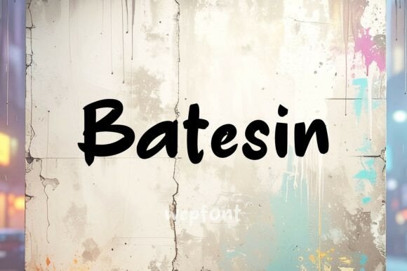 Batesin Font - Featured Image