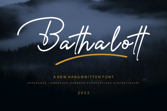Bathalott Font - Featured Image