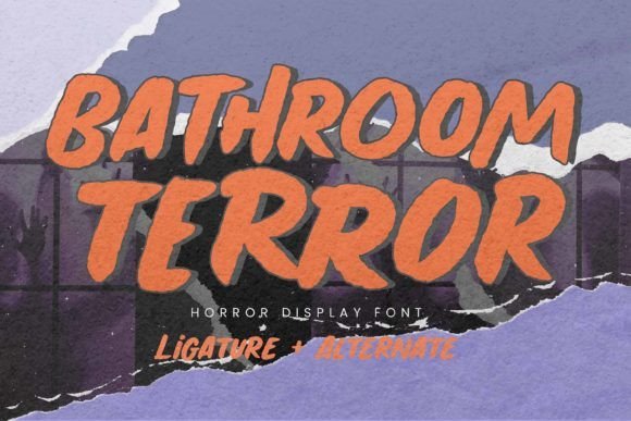 Bathroom Terror Font - Featured Image