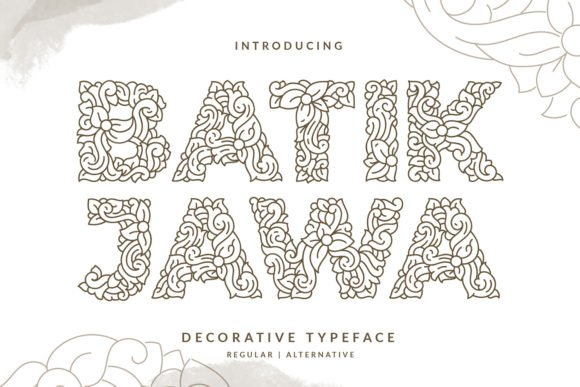 Batik Jawa Font - Featured Image