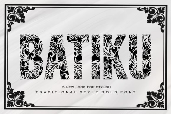 Batiku Font - Featured Image