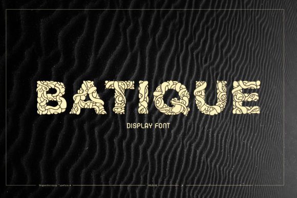 Batique Font - Featured Image