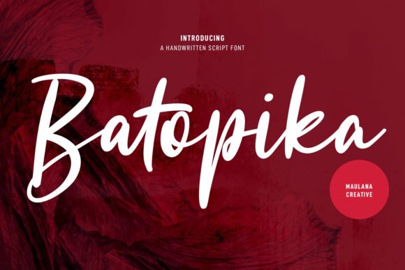 Batopika Script Font - Featured Image