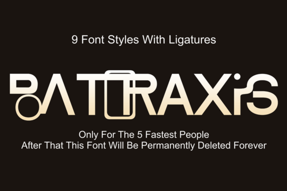 Batoraxis Font - Featured Image