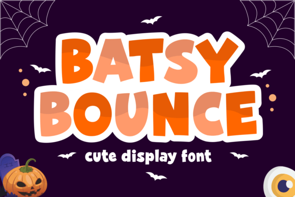 Batsy Bounce Font by Dreamink 7ntypes Font - Featured Image