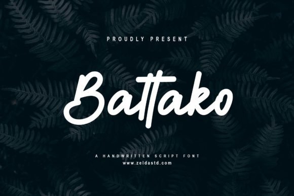 Battako Font - Featured Image