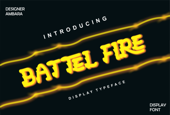 Battel Fire Font - Featured Image