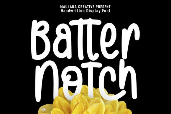 Batternotch Font - Featured Image