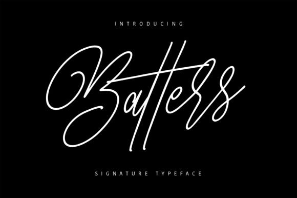 Batters Font - Featured Image