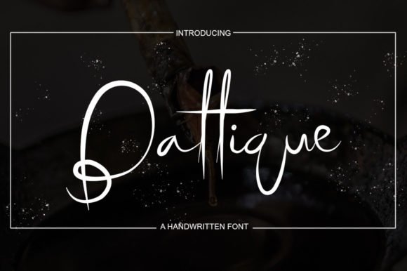 Battique Font - Featured Image