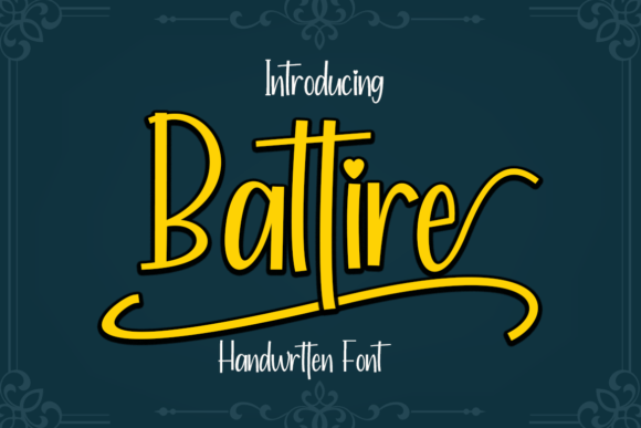 Battire Font - Featured Image
