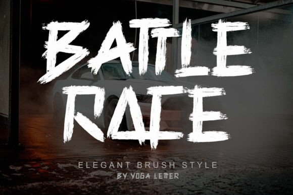 Battle Race Font - Featured Image