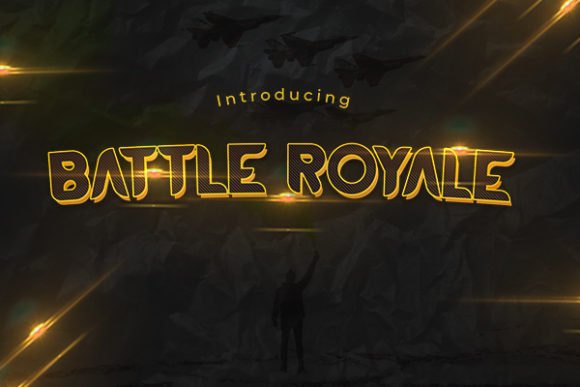 Battle Royale Font - Featured Image