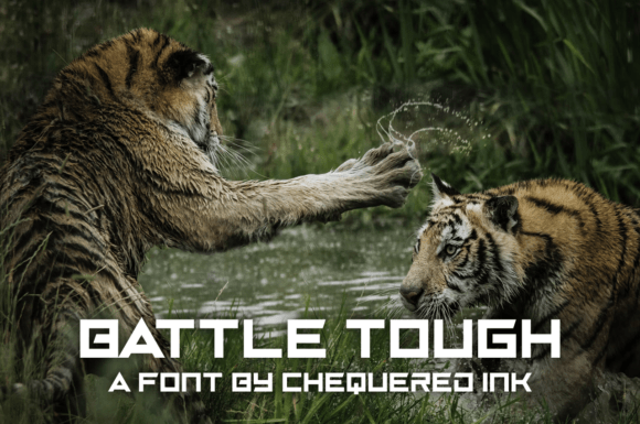 Battle Tough Font - Featured Image