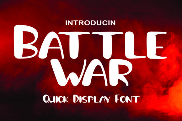 Battle War Font - Featured Image
