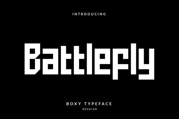 Battlefly Font - Featured Image