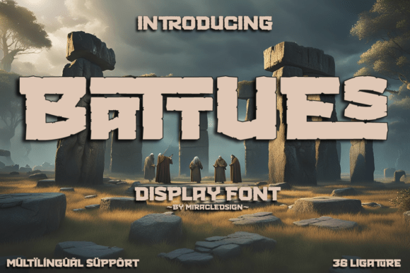 Battues Font - Featured Image