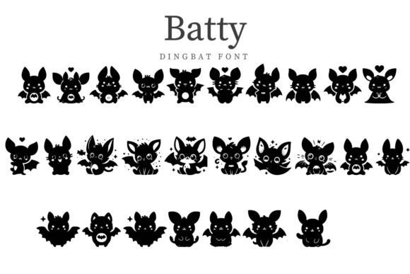 Batty Font - Featured Image