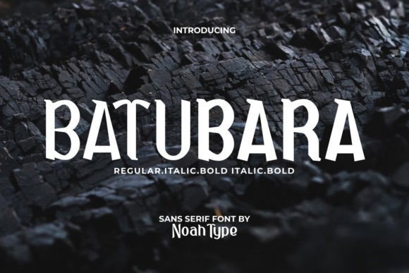 Batubara Font - Featured Image