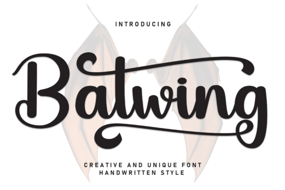 Batwing Font - Featured Image
