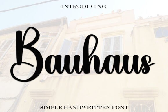 Bauhaus Font - Featured Image