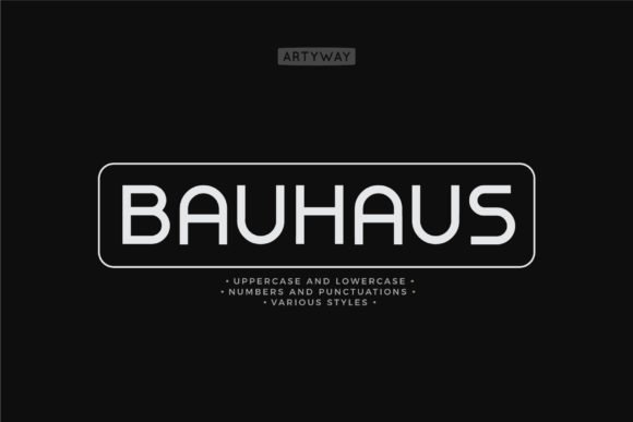 Bauhaus Font - Featured Image