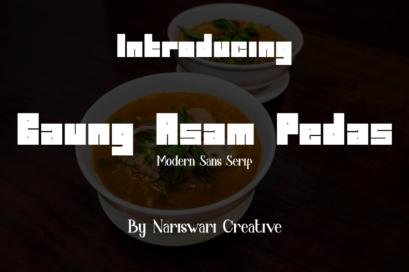 Baung Asam Pedas Font - Featured Image