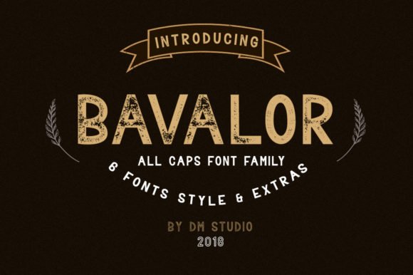 Bavalor Family Font - Featured Image
