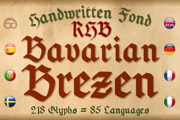 Bavarian Brezen Font - Featured Image